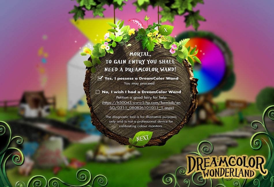 HP Dreamcolor Wonderland